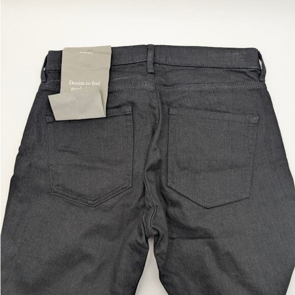 Everlane Women's The Mid Rise Ankle Skinny Jeans Stretch Zip Fly Black Size 28 - Picture 15 of 15